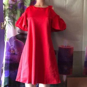 New Wild Meadow Medium Red Hot Dress wow